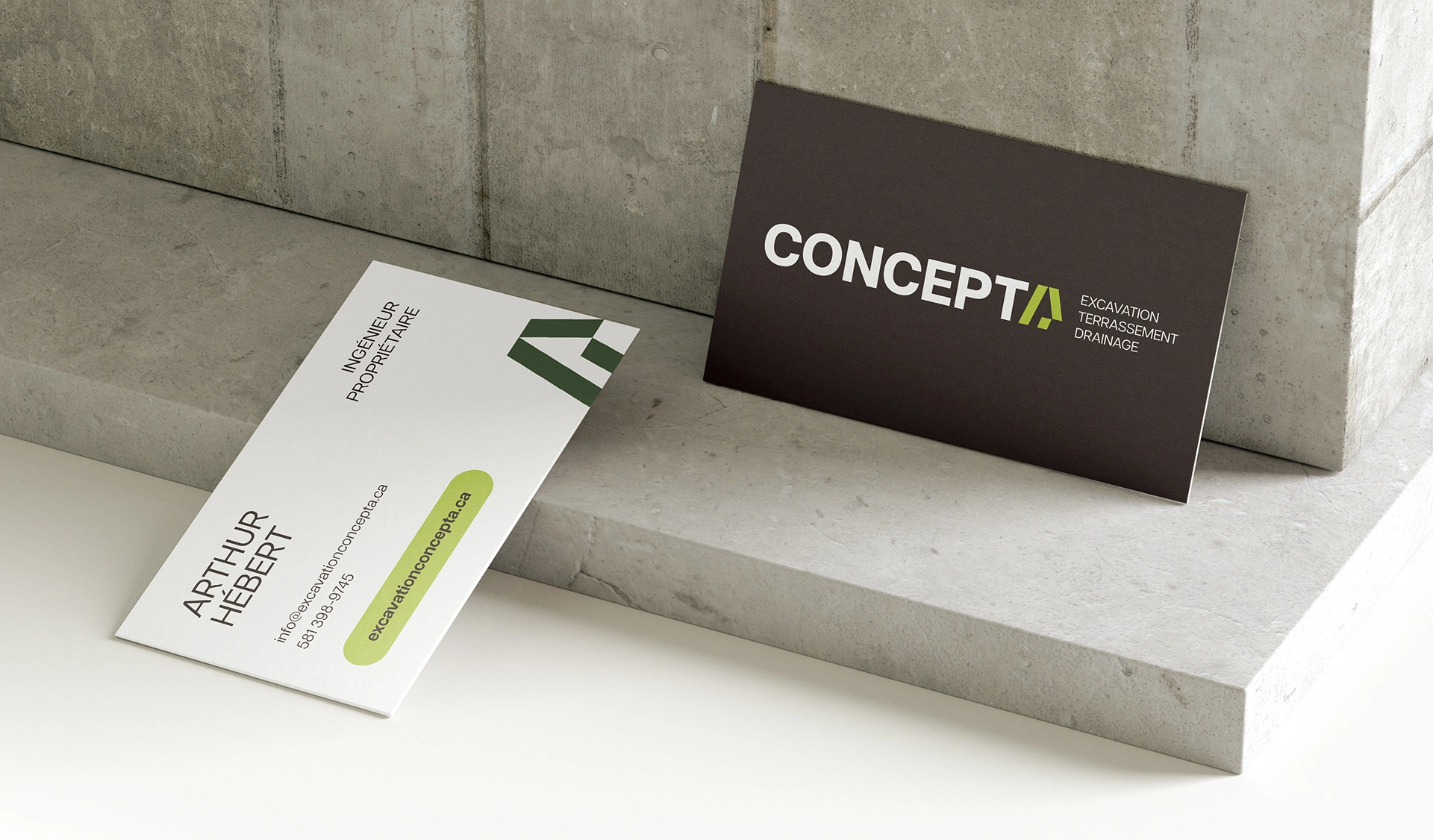 Carte d'affaire de Concepta