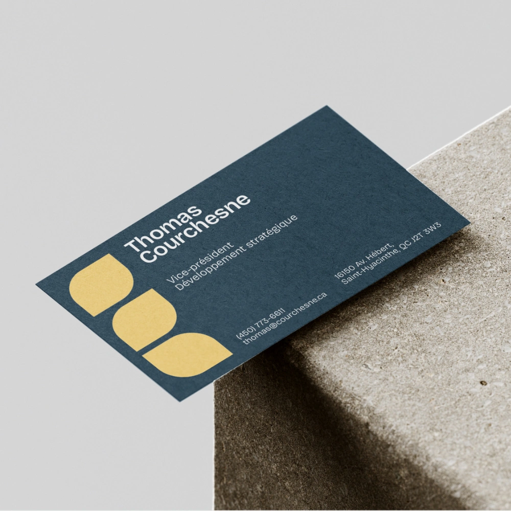 Carte d'affaire de Fernando Courchesne & Fils