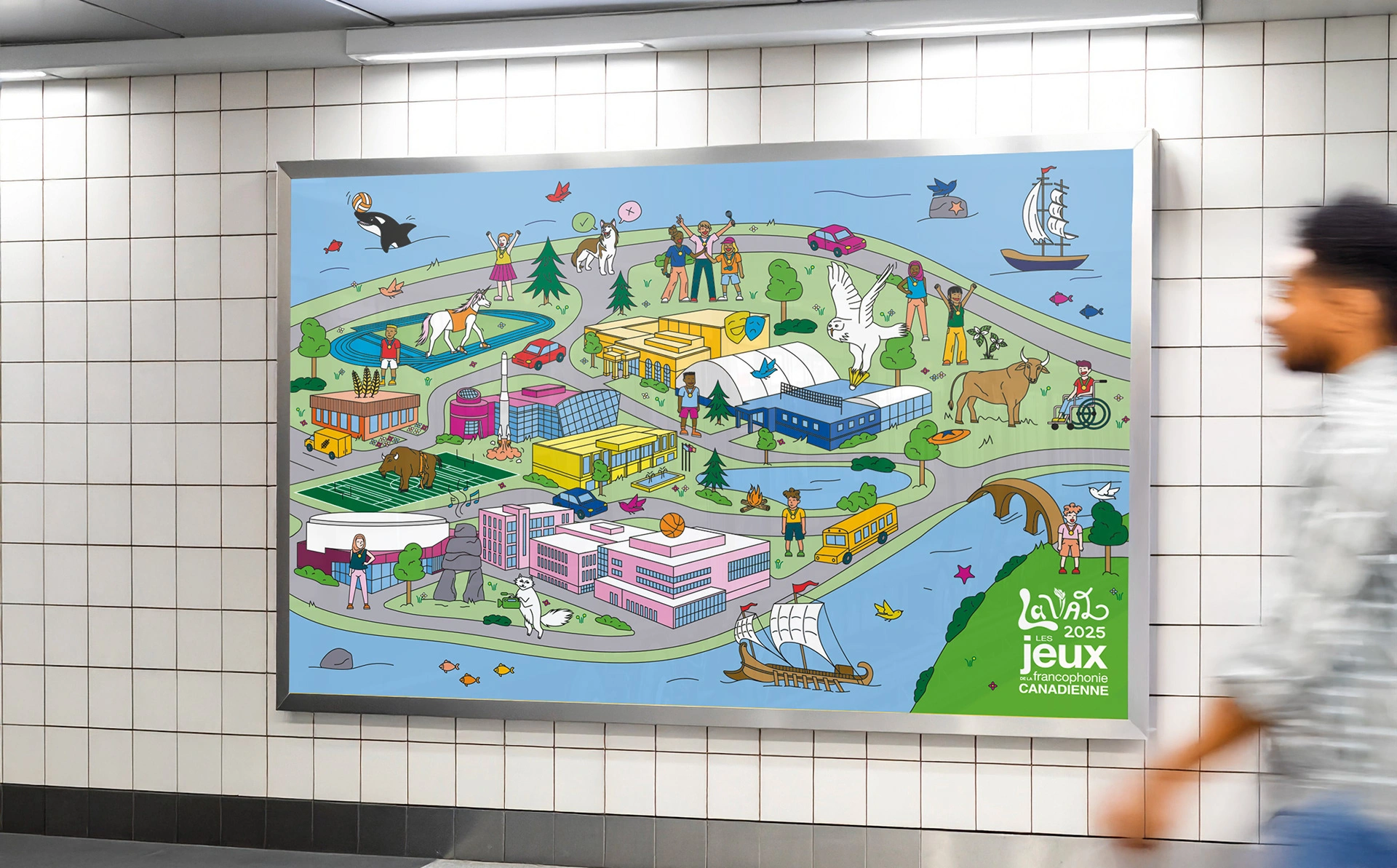 Affiche illustrative pour les Jeux FC Laval 2025