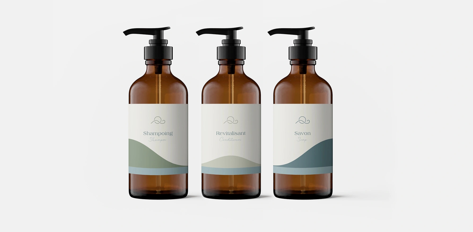 Bouteilles de shampoing Panora