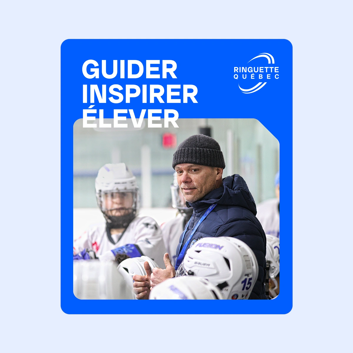 Publicité web pour Ringuette Québec