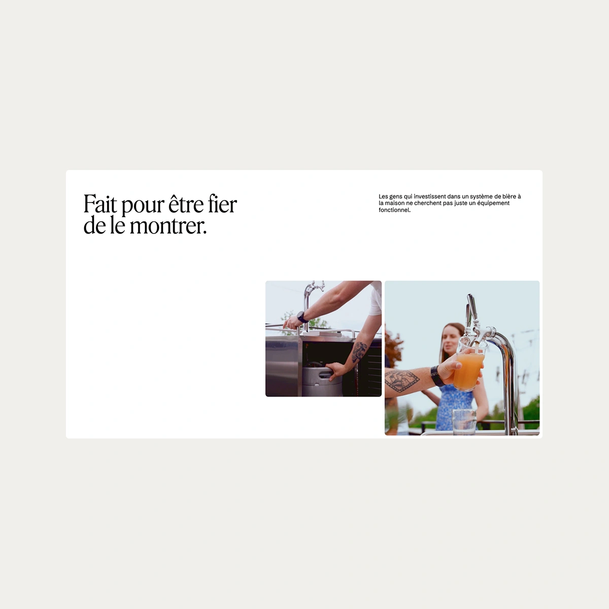 Fait pour être fier de le monter.