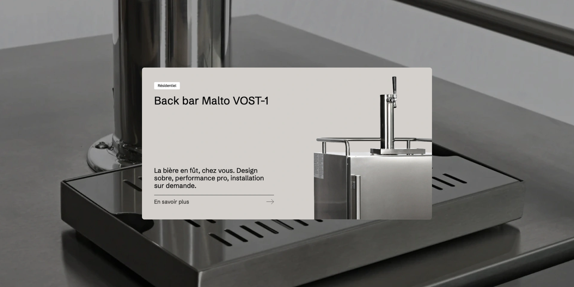 Back bar Malto VOST-1